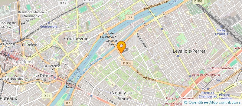localisation de l'entreprise SAGAM à NEUILLY-SUR-SEINE