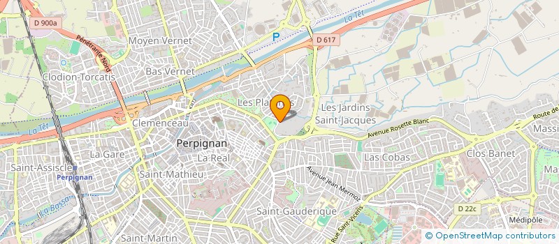 localisation de l'entreprise SAGAME SARL  PERPIGNAN