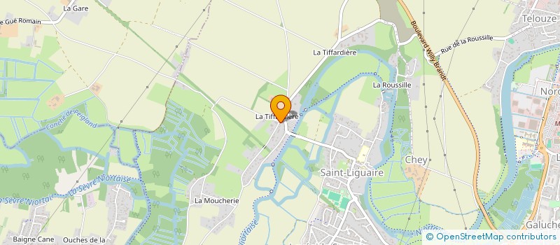 localisation de l'entreprise SAGAN  NIORT