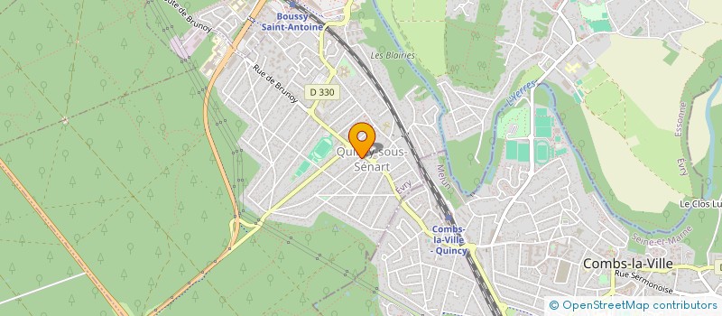 localisation de l'entreprise SAGAN MATIGNON  QUINCY-SOUS-SENART