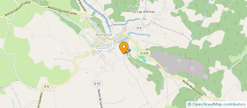 localisation de l'entreprise SAGARDOTEGIA  AURIGNAC