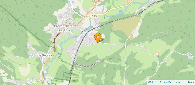 localisation de l'entreprise SAGARDS VOSGES à PROVENCHERES-ET-COLROY