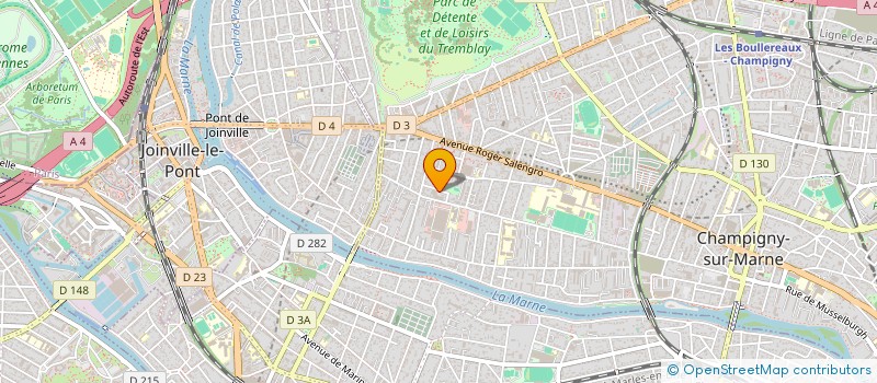 localisation de l'entreprise SAGARIS CONSEILS à CHAMPIGNY-SUR-MARNE