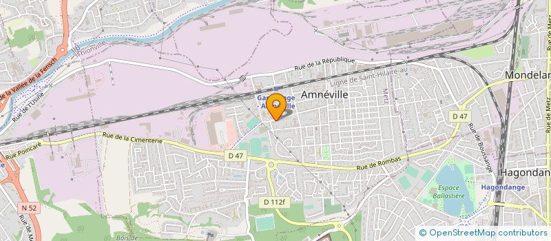 localisation de l'entreprise SAGAS FRANCE à AMNEVILLE