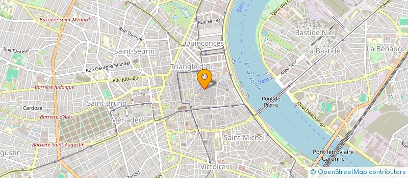 localisation de l'entreprise SAGASPORT 1 à BORDEAUX