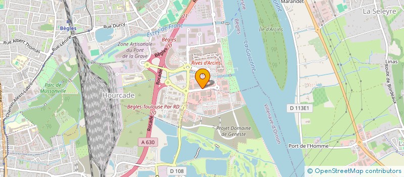 localisation de l'entreprise SAGASPORT 2 à BEGLES