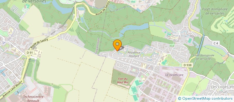 localisation de l'entreprise SAGAT II  BUC