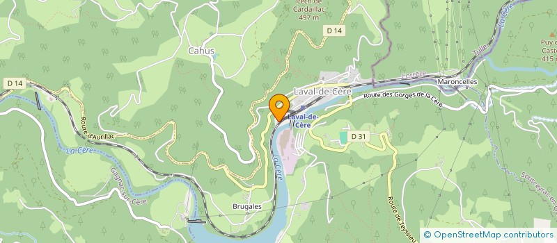 localisation de l'entreprise SAGATHUEL  LAVAL-DE-CERE