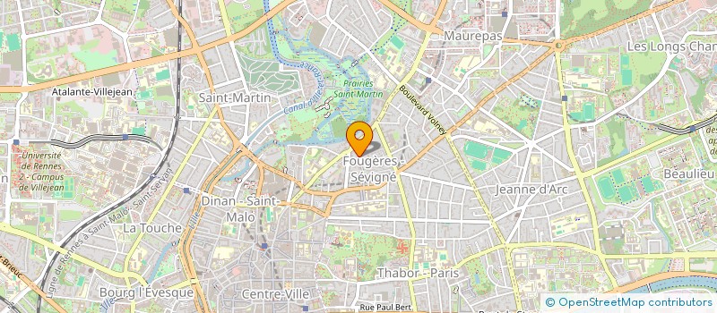 localisation de l'entreprise SAGAVALGA  RENNES