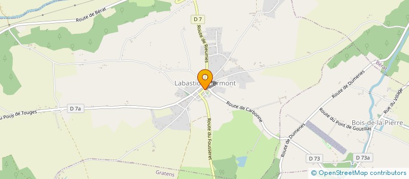localisation de l'entreprise SAGAVIANDES à LABASTIDE-CLERMONT