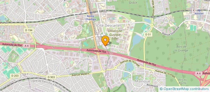 localisation de l'entreprise SAGAX-IMMO  CHAMPS-SUR-MARNE