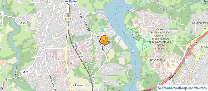 localisation de l'entreprise SAGB à LA CHAPELLE-SUR-ERDRE