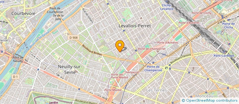 localisation de l'entreprise SAGCT à LEVALLOIS-PERRET