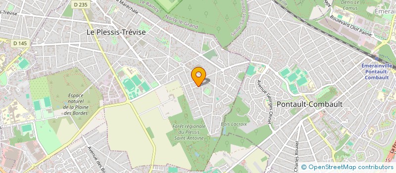 localisation de l'entreprise SAGDICLAR  LE PLESSIS-TREVISE