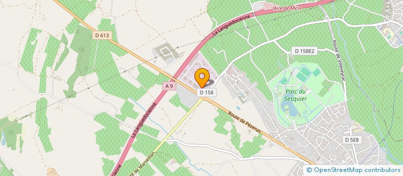 localisation de l'entreprise SAGE à MEZE