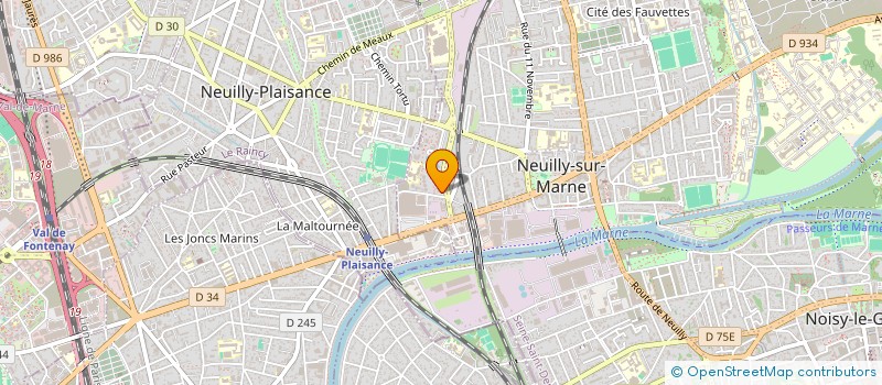 localisation de l'entreprise SAGE à NEUILLY-SUR-MARNE