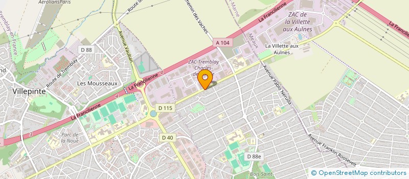 localisation de l'entreprise SAGE  FONTENAY-EN-PARISIS