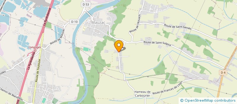 localisation de l'entreprise SAGE  MAUZAC