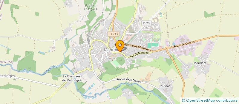 localisation de l'entreprise SAGE  MONTMIRAIL