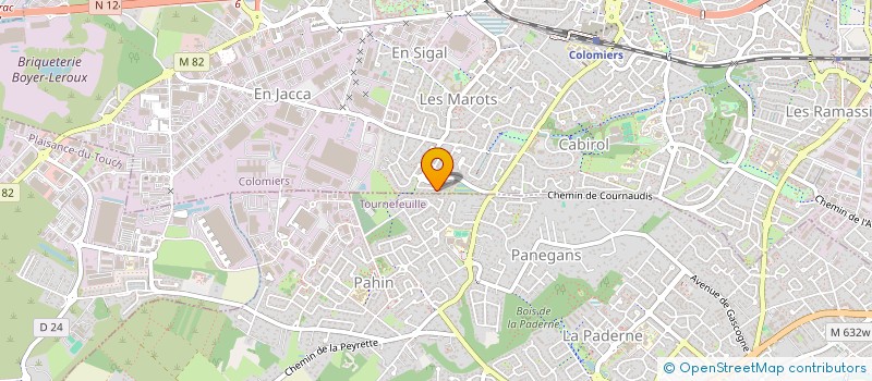 localisation de l'entreprise SAGE à COLOMIERS
