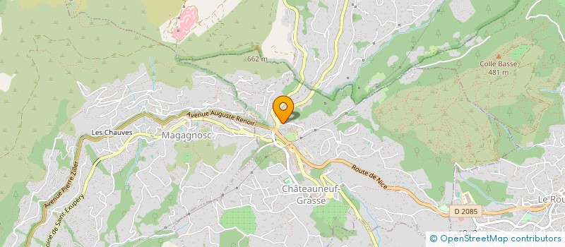 localisation de l'entreprise SAGE  CHATEAUNEUF-GRASSE