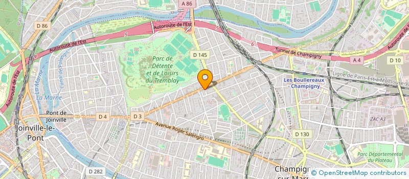 localisation de l'entreprise SAGE  CHAMPIGNY-SUR-MARNE