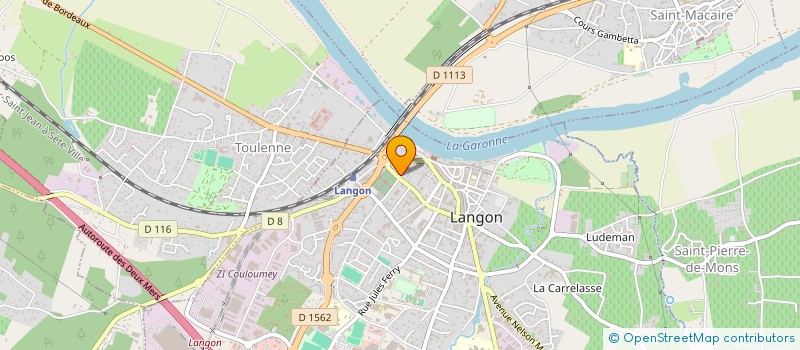 localisation de l'entreprise SAGE BERNICAT à LANGON