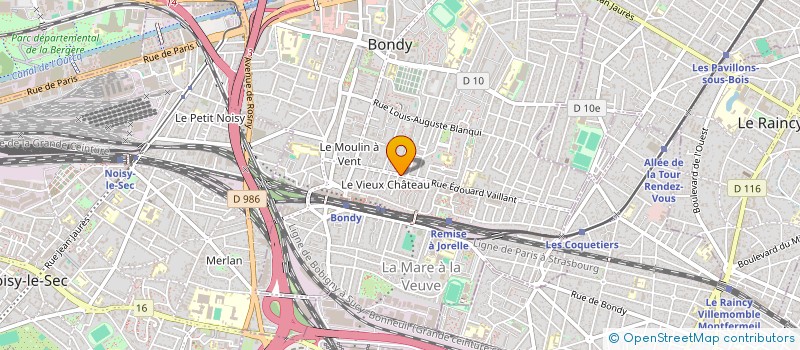 localisation de l'entreprise SAGE CONSEIL  BONDY