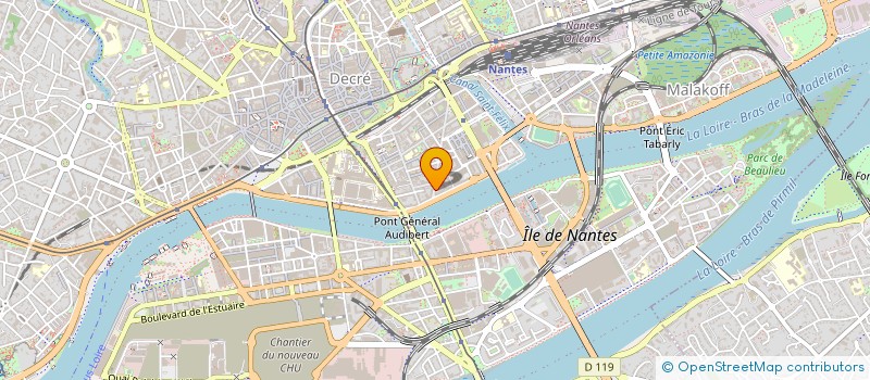 localisation de l'entreprise SAGE CONSTRUCTIONS ET TP à NANTES