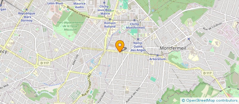 localisation de l'entreprise SAGE CONSULTING à MONTFERMEIL