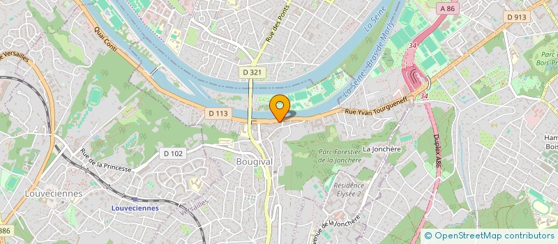 localisation de l'entreprise SAGE DECISION  BOUGIVAL