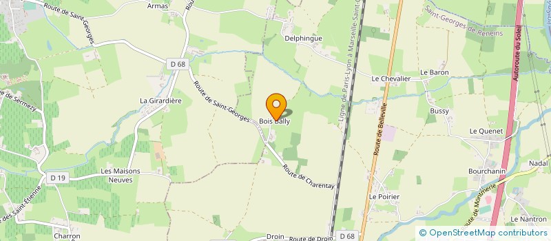 localisation de l'entreprise SAGE ENERGIE  SAINT-GEORGES-DE-RENEINS