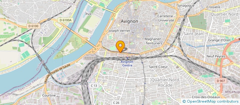 localisation de l'entreprise SAGE GESTION  AVIGNON