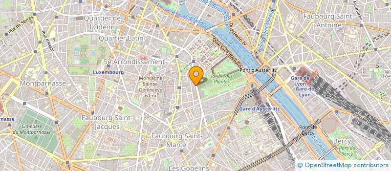 localisation de l'entreprise SAGE HOLDING à PARIS