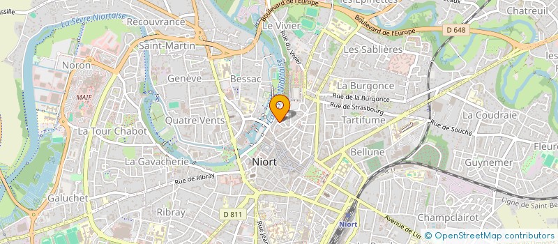 localisation de l'entreprise SAGE SAINT ANDRE  NIORT