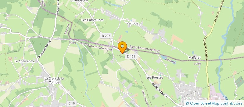 localisation de l'entreprise SAGE&SAVORY  SAINT-NIZIER-SOUS-CHARLIEU