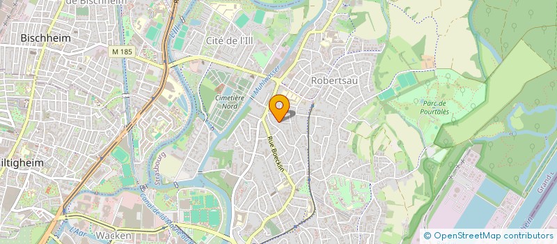 localisation de l'entreprise SAGE TILLEULS  STRASBOURG