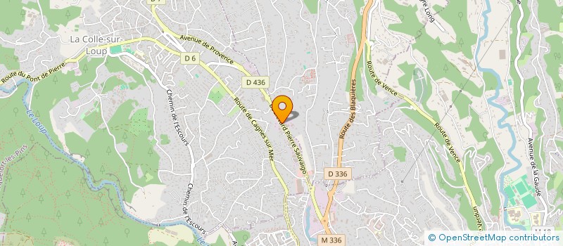 localisation de l'entreprise SAGE TRANSPORTS à LA COLLE-SUR-LOUP