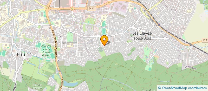 localisation de l'entreprise SAGEA PATRIMOINE à LES CLAYES-SOUS-BOIS