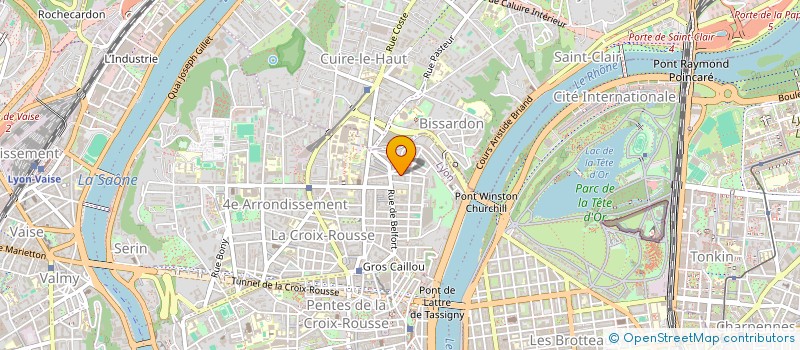 localisation de l'entreprise SAGECO HLM RHONE ALPES  LYON