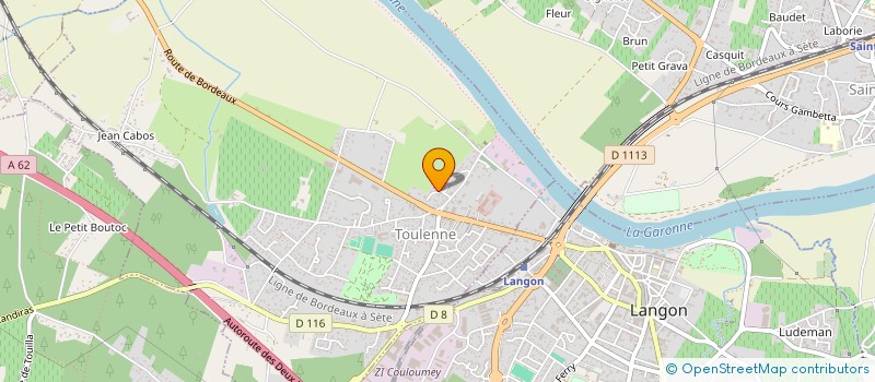 localisation de l'entreprise SAGECO LANGON à TOULENNE