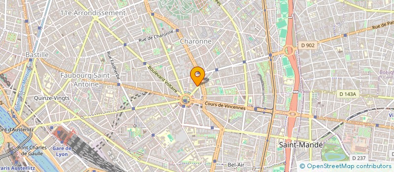 localisation de l'entreprise SAGECOM  PARIS