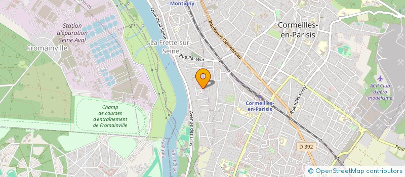 localisation de l'entreprise SAGECRI  LA FRETTE-SUR-SEINE