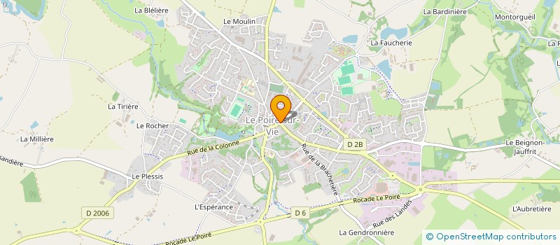 localisation de l'entreprise SAGEDENE à LE POIRE-SUR-VIE