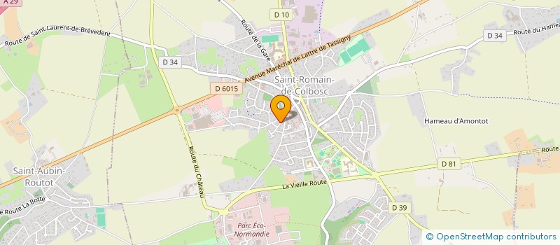 localisation de l'entreprise SAGEE  SAINT-ROMAIN-DE-COLBOSC