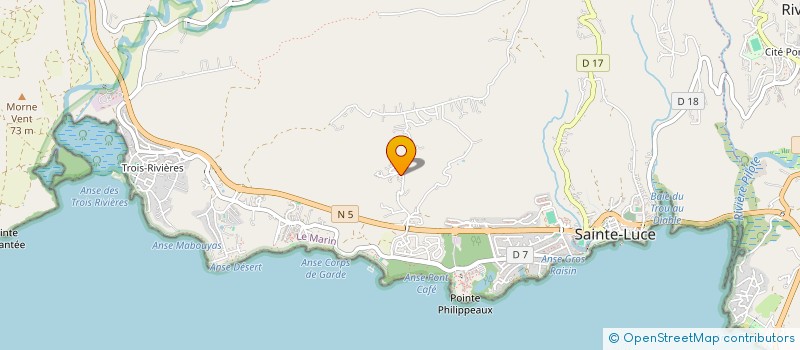 localisation de l'entreprise SAGEER CARAIBES à SAINTE-LUCE