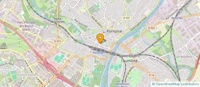 localisation de l'entreprise SAGELIS  PONTOISE