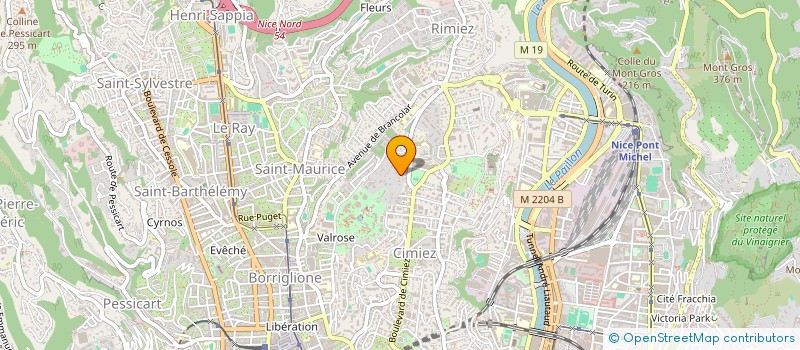 localisation de l'entreprise SAGEM FINANCE IMMO à NICE