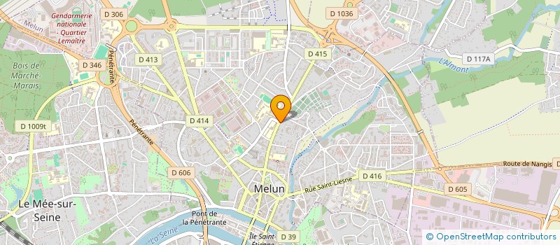 localisation de l'entreprise SAGEMA 77  MELUN