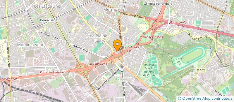 localisation de l'entreprise SAGEME  LYON